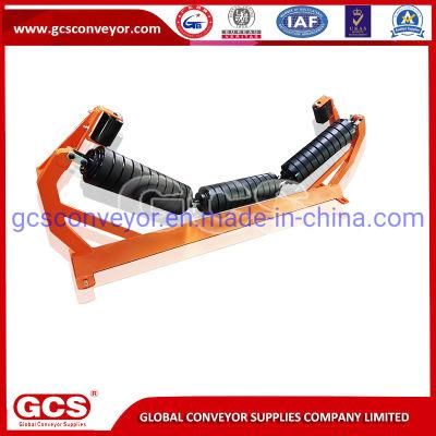 Belt Conveyor Impact Roller / Shock Absorbing Conveyor Idler / Damper Roller Idler