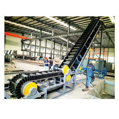 Hot Sale Rubber Conveyor Belt for Stone Crusher Side Wall Food Grade Green Elevator Small Food Systems PVC Conveyor Belt Price