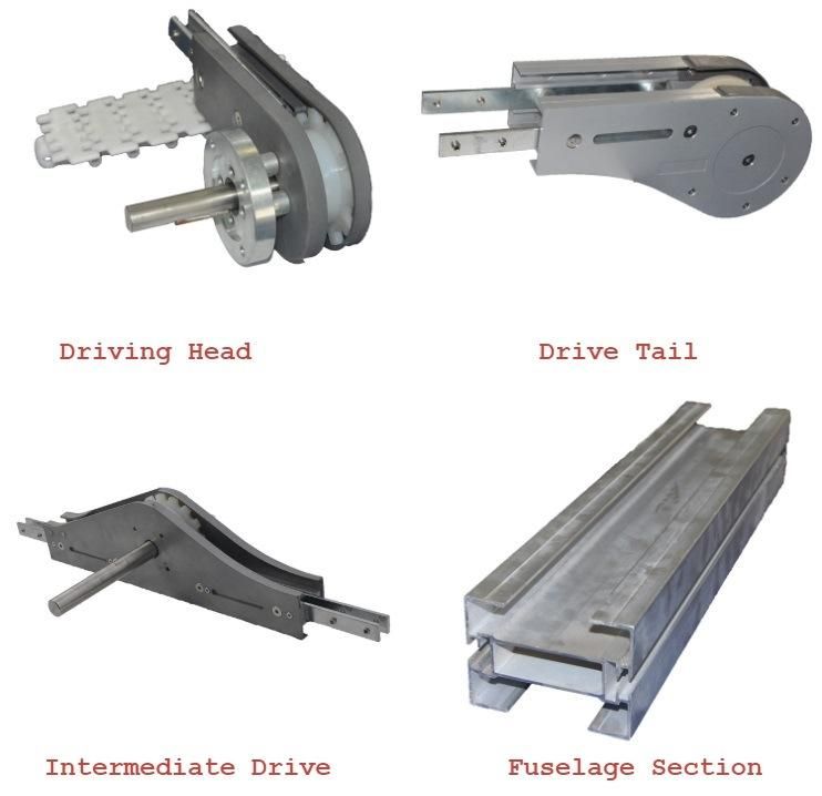 POM W175 Flexible Conveyor Chain for Food, Medical Industry