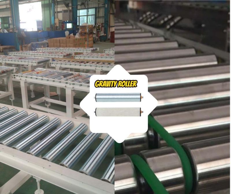 Light Duty Conveyor Roller Made From Carbon Steel / Nylon