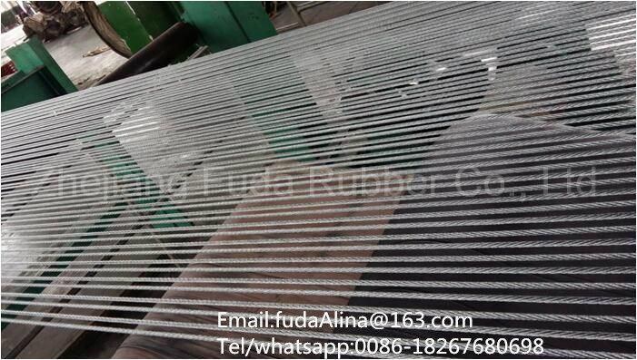 Anti Flame Anti Static Steel Cord Rubber Conveyor Belt St800
