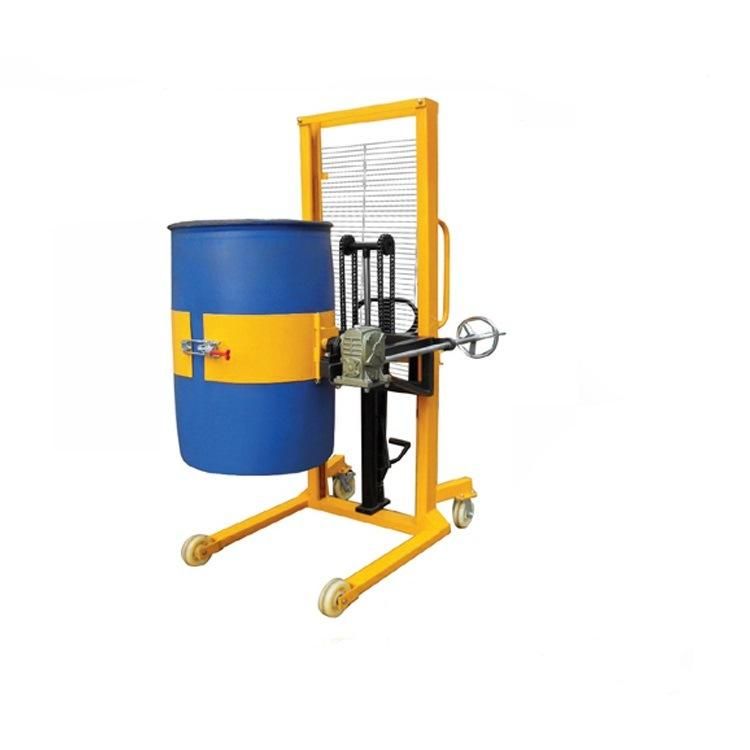 Long Lifetime Hydraulic Drum Stacker with 400kg Load Capacity