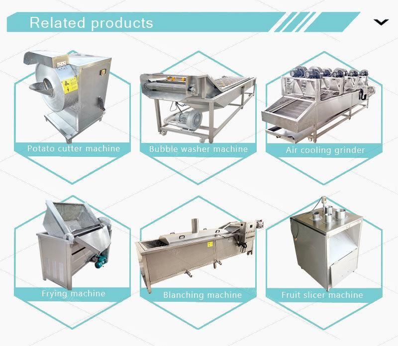 Popular Mesh Belt Elevator for Processing French Fries Production Line