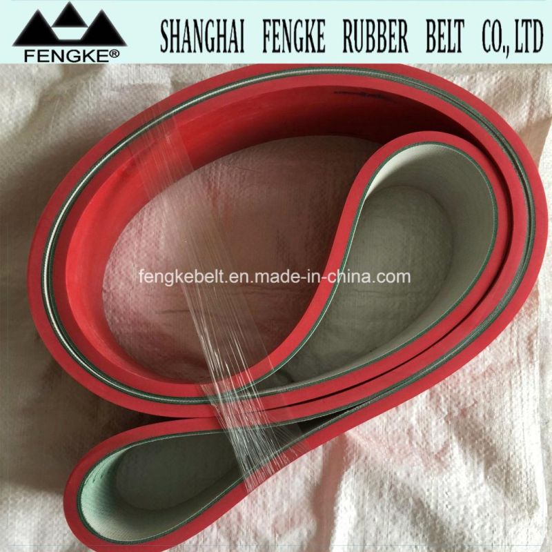 Red Rubber Coating PVC Belts (2850X100X15)