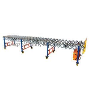 Power Retractable Roller Line, Expandable Roller Conveyor, Flexible Conveyor Systems