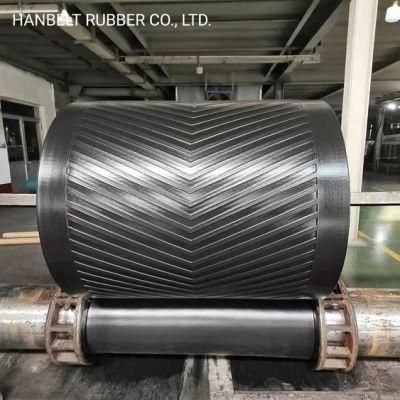 Pattern Ep Chevron Rubber Conveyor Belt for Industrial