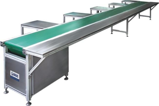 Automatic Cosmetics Production Conveyor Rubber PVC Belt for Bottles Tube