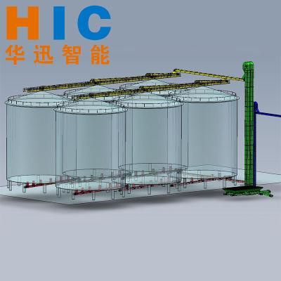 Drag Chain Conveyor &amp; Bucket Elevator for Steel Silo Inlet/Outlet/Backwarding System