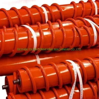 Hot Sales Spare Parts for Belt Conveyor Rubber Rings Idler Disc Return Roller