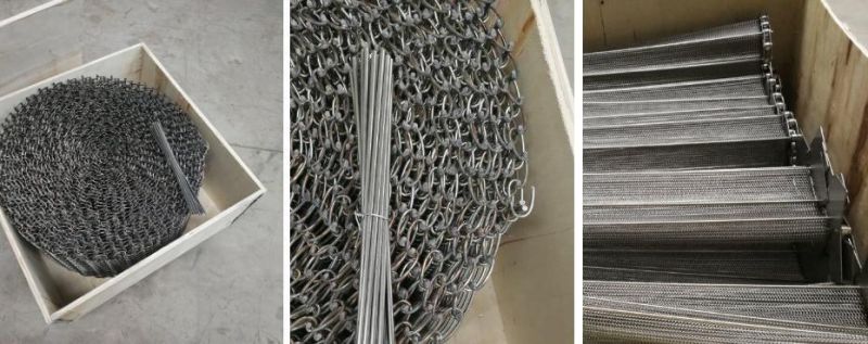 Stainless Steel Woven Wire Mesh Food Grade Conveyor Belt