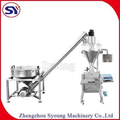 Stainless Steel 316 Spiral Conveyor for Feeding Powder Granulate