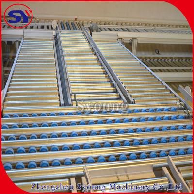 Automatic Industrial Zinc-Plated Steel Roller Conveyor Table with Assembly Station