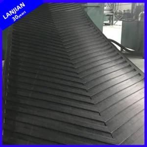 Herringbone Ribbed Chevron Ribbed Rubber Conveyor Belt for Grain