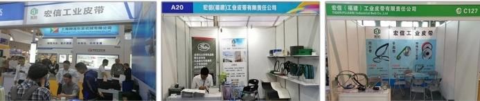 China Supplier 0.8mm Black PU Belt for Food Line