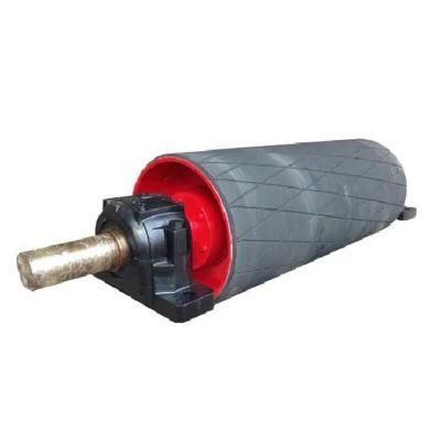 Belt Pulley Ceramic Lagging Drum Pulley Roller Motorized Drive Pulley for Crusher