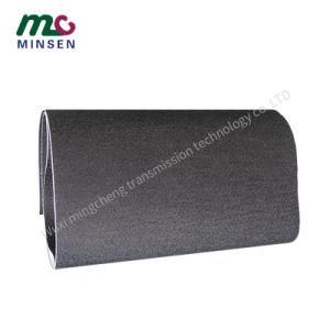 Manufacturers Direct Black PVC Snakeskin-Grain Conveyor Belt Polishing Machine Conveyor Belt High Strength Tension Belt