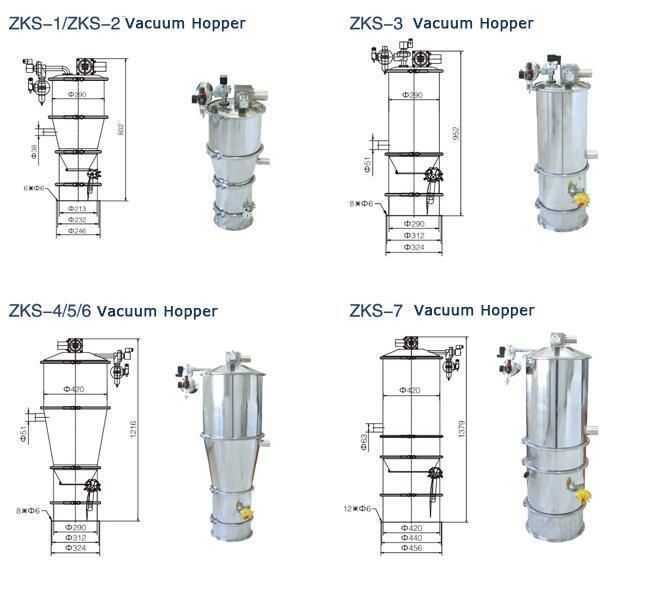 Qvc Model Best Quality Vacuum Powder Loading Machine Small Granules Feeder Machine