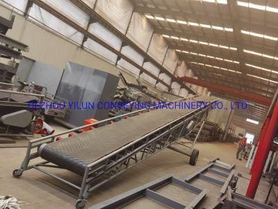 Material Handling Conveying Equipment Flexible Rice Mill Mobile Belt Conveyor Manufacturer