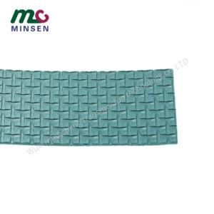 Manufacturers Direct Black - Green Cross - Grain PVC Conveyor Belt I - Pattern Wear - Resistant Industrial Conveyor Belt