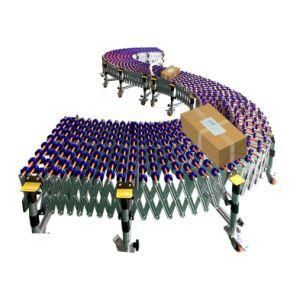 Mini Unloading Machine Roller Conveyer Plastic Wheel Conveyor for Warehouse