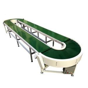 ISO Ce Alb 300 Turn Roller Belt Conveyor for Factory Automation, Automobile Components, Electronics Assembly Line