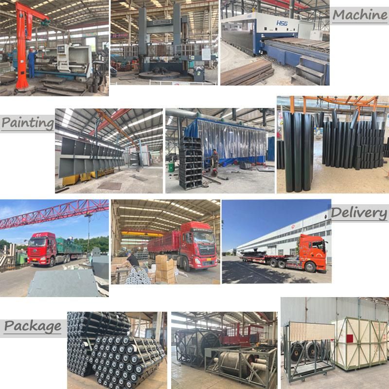Long Lifespan Carrying Steel Conveyor Roller for Mine/Port/Cement/Power Plant