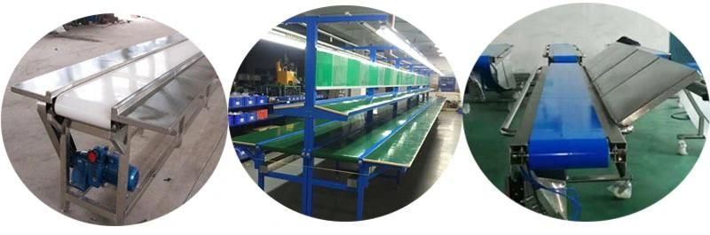 Heat Resistant Green/Blue PVC Belt Conveyors for Bulk Handling Customizable Type