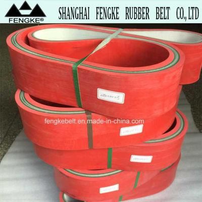 Red Rubber Coating PVC Belts (2850X100X15)