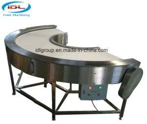 90 Degree or 180 Degree Curve Belt Conveyor for Food Company Package