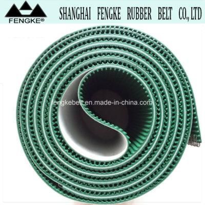 High Quality Grass Pattern Rough Surface Green PVC Skid Conveyor Belts