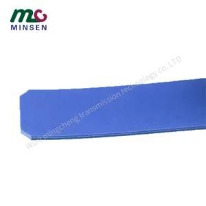Competitive Price Low Noise Low Elongation Blue PVC Conveyor Belt