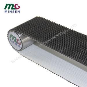 Manufacturers Direct Black Grass Grain Conveyor Belt Black PVC Conveyor Belt Deep Pattern Conveyor Belt Oil Resistance and High Temperature