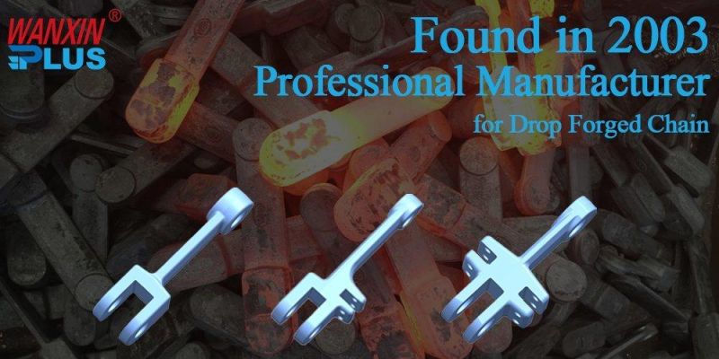 ODM Wanxin/Customized Forging Plywood Box Link Parts Conveyor Forged Chain Links Scraper
