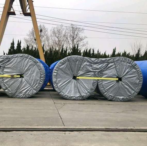 High Reinforced Black Rubber Conveyor Belt Special for Power Plant