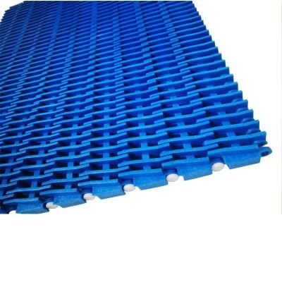 Flush Grid Modular Plastic Mesh Belt in 27.2mm Pitch for Packing Machinery