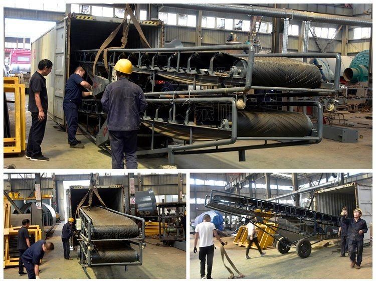 Width of 500mm Belt Conveyor Gold Ore Processing Operation