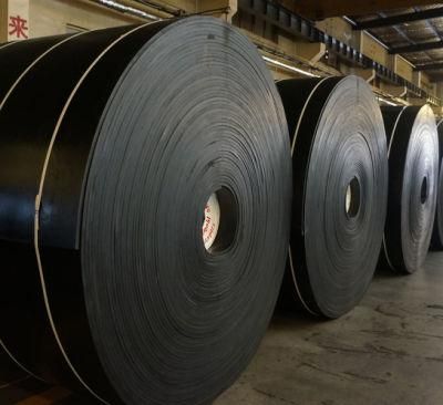 Nylon Black Rubber Conveyor Belt Nn400 High Quality for Power Plant