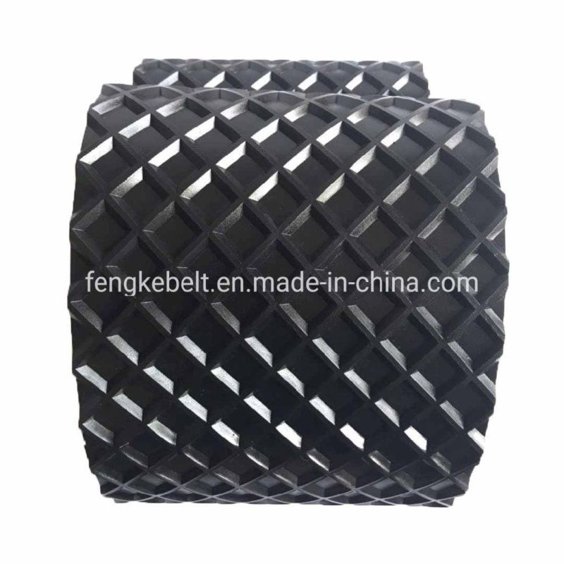 Rough Surface Grid Pattern PVC Converyor Belts for Sander