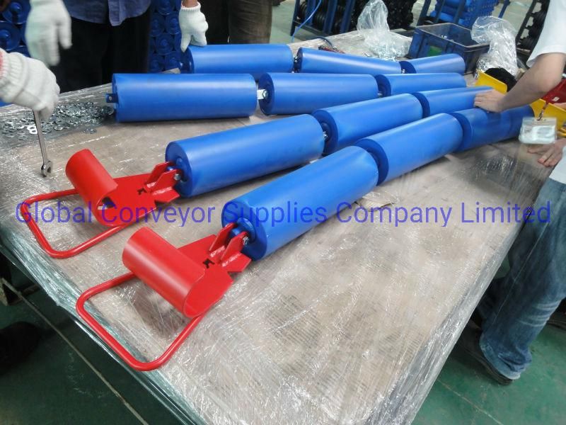 Double Hook Type Roller Set/Conveyor Roller, Impact/Trough Roller for Power Station/Belt Conveyor