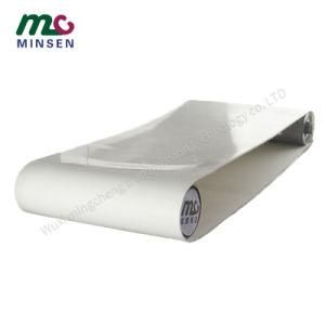 Factory 1.8mm White Food Grade PVC/PU/Pvk Light Duty Industrial Conveyor/Transmission Belting/Belt with Double Sided Fabric