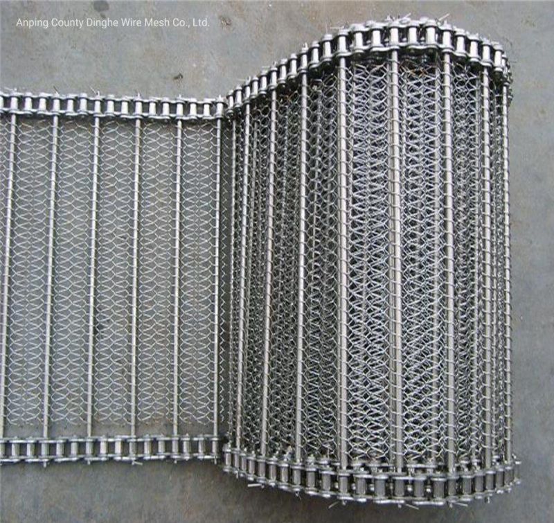 Metal Dutch Weave Wire Mesh Spiral Conveyor Brazing Belt