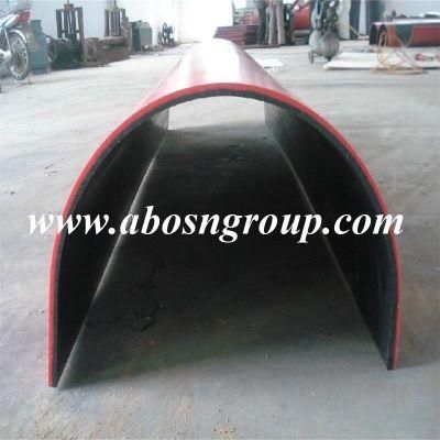 Double Color Bending Screw Conveyor UHMWPE Lining Board for Sale