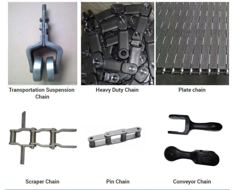 Carbon Steel Conveyor Roller U Shape Chains Steel