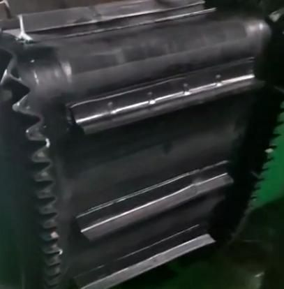 Vertical Lifting Step Incline Side-Wall Corrugated Wave Conveyor Belt Professional