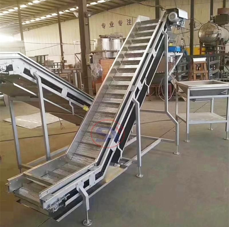 Plastic Slat Modular Belt Conveyor for Beverage Filling Line