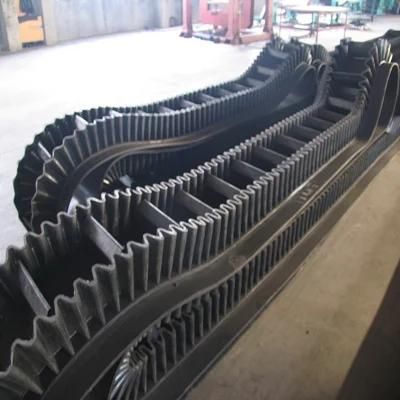 800mm Belt Width Mining Conveyor Sidewall Cleated Corrugated Conveyor Belt