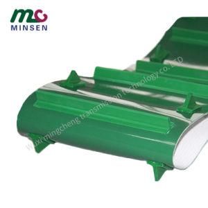 The Factory Supplies Special Customized Special-Shaped Skirt Side Baffle PVC Green Conveyor Belt