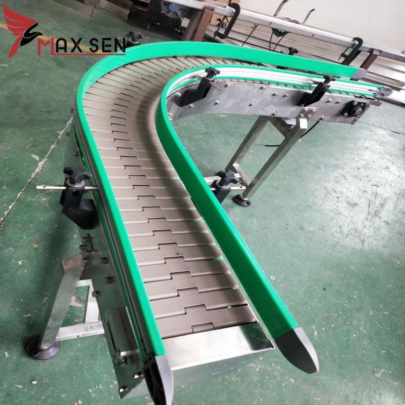 Customize Food Grade Conveyor, Plastic Table Top Chain Conveyor, Top Chain Plate Food Standard Conveyor