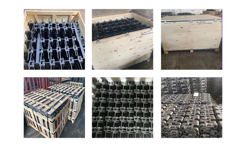 Good Service Wanxin/Customized Industrial Equipment Plywood Box Renold Link Scraper Conveyor Chain