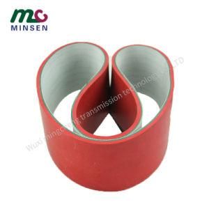 Supply Various Types of Warehouse Conveyor Belt Plus Red Adhesive Traction Belt Wear - Resistant Anti - Static PVC Conveyor Belt Factory